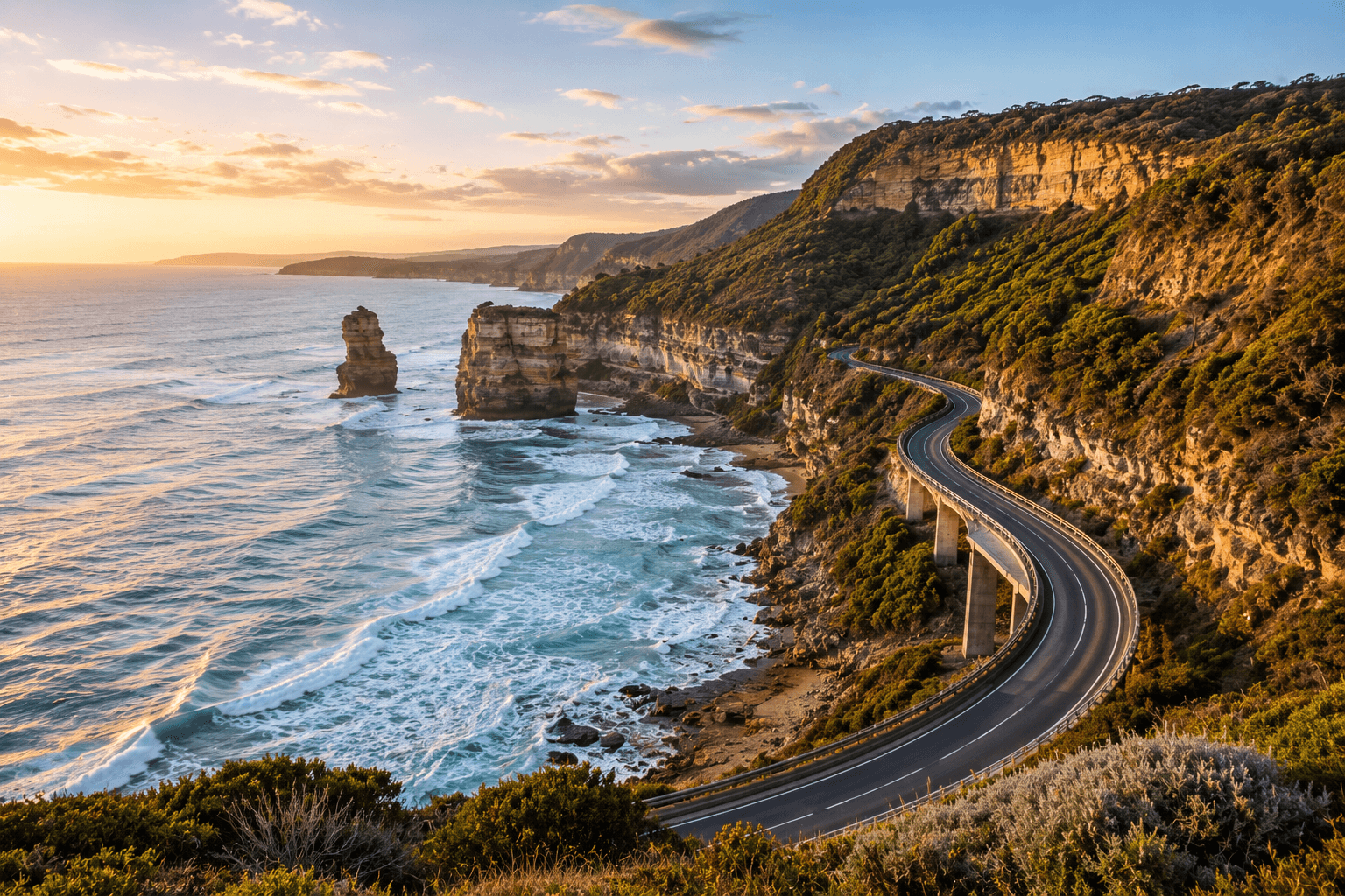 Great Ocean Road road trip along the dramatic coast of Victoria Australia