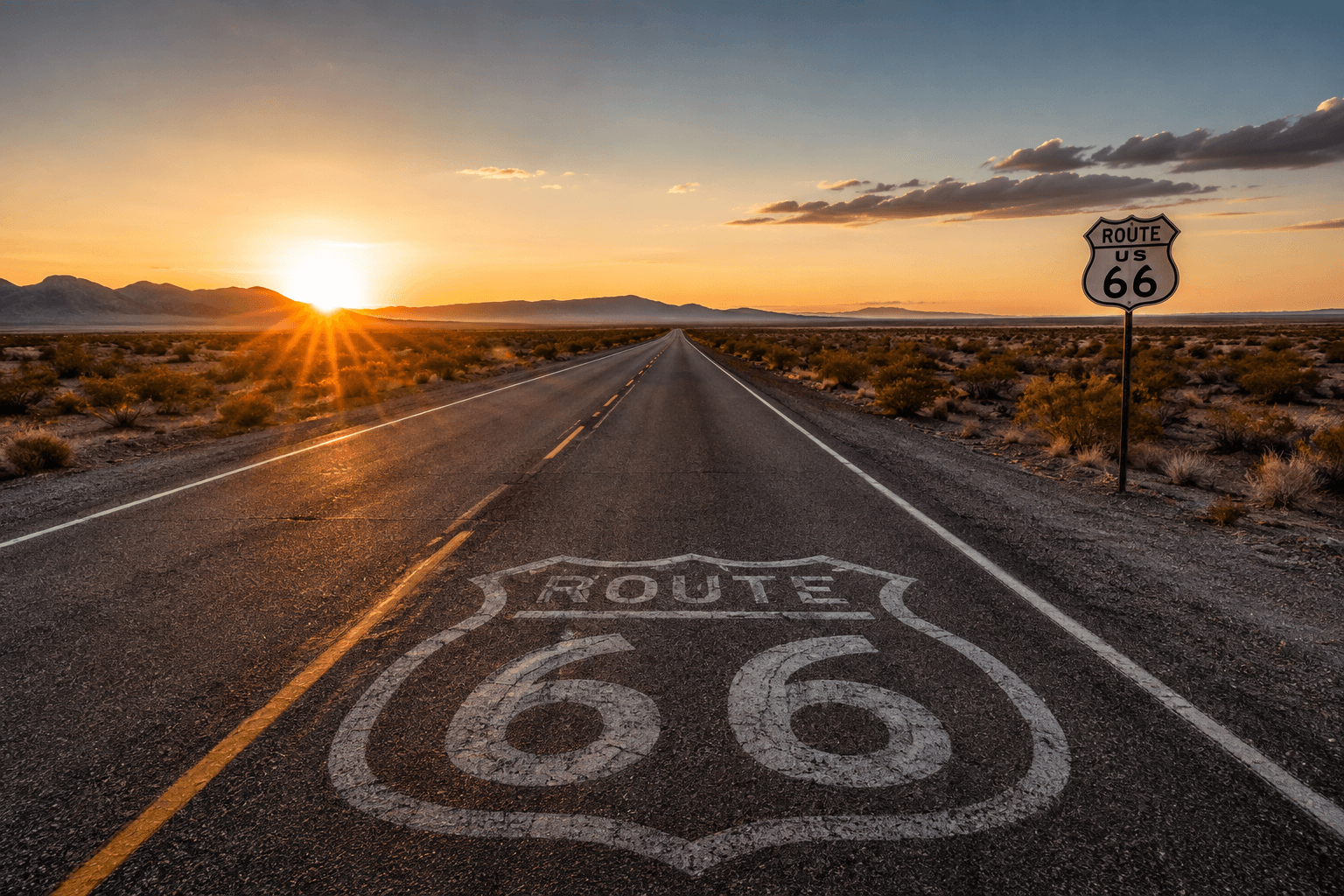 Historic Route 66 road trip across the USA